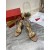 Christian Louboutin Corinetta Sandals 100mm Paitinne Specchio PVC Nude
