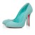 Christian Louboutin Dolly Caidéil 100mm Suede Leathair Lao Beirmiúda Gorm Bróga CL