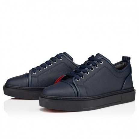 Christian Louboutin Adolon Junior Scarpe Da Ginnastica Poliestere Riciclato Navy Scarpe Christian Louboutin