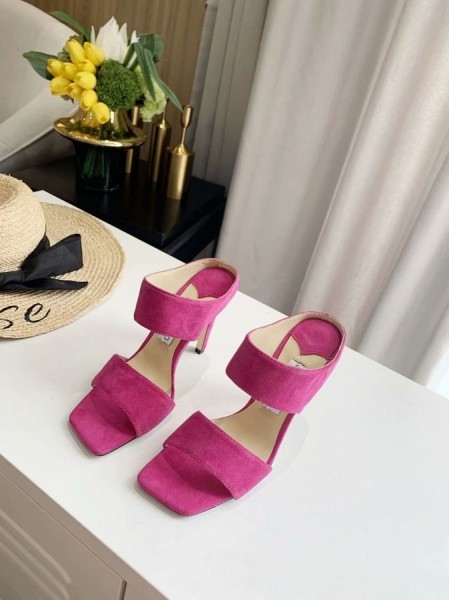 Jimmy Choo 100mm Sandali Rosa