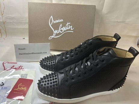 Christian Louboutin Lou Picchi 2 Nero/nero opaco Gomme