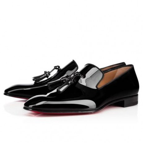 Christian Louboutin Oxford Tarassaco Tasse In Vernice Nera