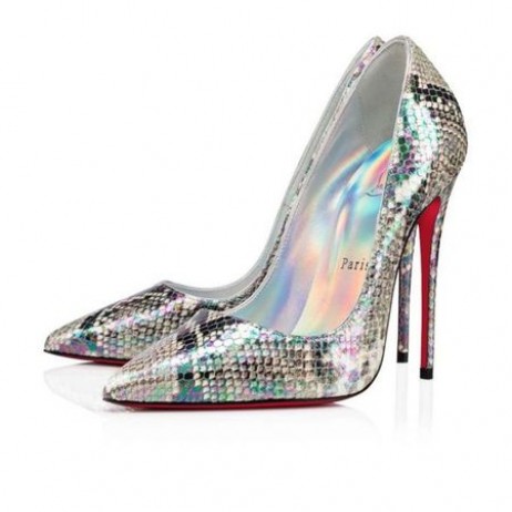 Christian Louboutin Pompe so Kate 120 mm Roccia/lin Las Ab Vitello