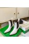 Bottega Veneta BV Magra Chelsea Boots Bianco in pelle di Vitello Bottega Veneta Scarpe