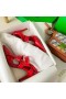 Bottega Veneta BV Punto Slingback Sandali Rosso in pelle di Agnello Bottega Veneta Scarpe