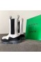 Bottega Veneta BV Gomma Chelsea Boots Bianco in pelle di Vitello Bottega Veneta Stivali