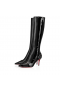 Christian Louboutin Cl Negli anni ' 90 Botta 80mm in Pelle Nero Christian Louboutin Store