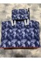 Christian Louboutin Est Ovest Cabata Tote Vitello Metallizzato Tie Dye Picchi Multicolore Borse CL