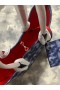 Christian Louboutin Est Ovest Cabata Tote Vitello Metallizzato Tie Dye Picchi Multicolore Borse CL