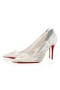 Christian Louboutin Lace 554 Pompe 85mm Bianca Low-Cut, Scarpe Christian Louboutin
