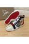Christian Louboutin Lou Picchi Orlato di Alta-top Sneakers in Velluto e Vitello Multicolore