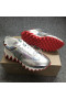 Christian Louboutin Loubishark Sneakers In Pelle Iridescente Argento
