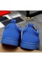 Christian Louboutin Louis Junior Spikes Scarpe Da Ginnastica Veau Velours Blu