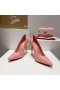 Christian Louboutin Pompe di Pulcino Caldo 100 mm in vernice Rosa