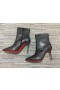 Christian Louboutin so Kate Booty Stivaletti 85mm Goffrato Pelle di Vitello Nero