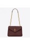Saint Laurent Loulou Piccola Borsa Bordeaux In Pelle Matelasse Saint Laurent Borse