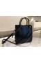 Saint Laurent Uptown Piccolo Tote Nera In Pelle Liscia