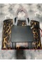 Christian Louboutin Cabata Tote Bag con Picchi di Vitello, Pelle di Leopardo