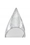 Christian Louboutin Condoroline 55 Mm Sling Back Pompe Manoir Specchio In Pelle Argento