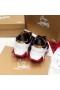 Christian Louboutin Loubishark Donna Piatta Donne Sneakers In Pelle E Camoscio Multicolor