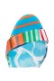Christian Louboutin Pompe di Iriza 100 mm Multi/lin Blu-Bianco vernice