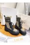 Dior D Principali Ankle Boot Taupe Tessuto In Pelle Di Vitello