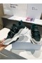 Dior D a VAGARE con le Sneakers Verde in Tessuto Tecnico Stampa di Oblique