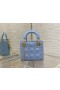Dior Lady Dior Orizzonte Blu Cannage pelle di Agnello 17CM