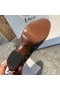 Dior Obliquo Stampa Con Tacco Boot Brown