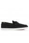Christian Louboutin Chambeliboat Scarpe da Barca Rovesciata Pelle Nabuk Nero CL Scarpe