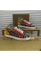 Christian Louboutin Louis Junior Spikes Orlato Piatto scarpe da ginnastica in pelle Scamosciata e Pelle Multi