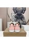 Christian Louboutin Louis Junior Spikes Sneakers Glitter E Vernice Rosa