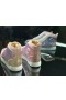 Christian Louboutin Louis Strass Piatto di Alta cima scarpe da ginnastica Abbellimenti Strass Rosa