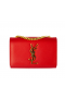 Saint Laurent Piccola Kate Borsa Rossa In Pelle A Grana Saint Laurent Borse