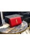 Saint Laurent Piccola Kate Borsa Rossa In Pelle A Grana Saint Laurent Borse