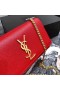 Saint Laurent Piccola Kate Borsa Rossa In Pelle A Grana Saint Laurent Borse