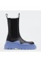 Bottega Veneta BV Gomma Chelsea Boots Blu Suola Bottega Veneta Scarpe