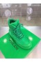 Bottega Veneta Pozzanghera Bomber Stivaletti Alla Caviglia In Tessuto Verde Bottega Veneta Stivali