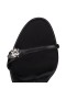 Christian Louboutin Atmospheria Sandalo 85mm Pelle Nappa Nera CL Scarpe