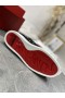 Christian Louboutin Lou Picchi Orlato di Alta-top Sneakers in Nabuk E Pelle Nero