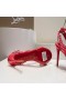 Christian Louboutin Mafaldina Picchi di Sandali 100mm in vernice Rosa