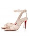 Christian Louboutin Mariza 85 Mm Sandali Nappa Leche Christian Louboutin Scarpe