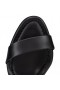 Christian Louboutin Movida Jane Sandalo 130mm Sandali in Nappa Nera CL Scarpe