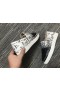 Christian Louboutin Pik Boat Picchi Slip-on Sneakers Patent Leather Nero Bianco