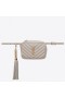 Saint Laurent Lou Cintura Sacchetto Bianco In Pelle Matelasse Saint Laurent Borse
