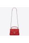Saint Laurent Medio College Borsa Rossa Di Pelle Di Capra Pelle Saint Laurent Borse