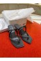 Jimmy Choo 70 Muli Diapositive Cinturino In Pelle Nero
