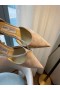 Jimmy Choo Talika 65mm Pompa di Cristallo Catena di Nudo