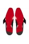 Christian Louboutin Tarassaco Nomine Red Carpet Mocassino Crepe Satin Nero