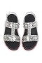 Christian Louboutin Duniclou Sandali Specchio in Pelle Argento CL Scarpe